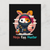 Ninja Eierjager Briefkaart (Voorkant)