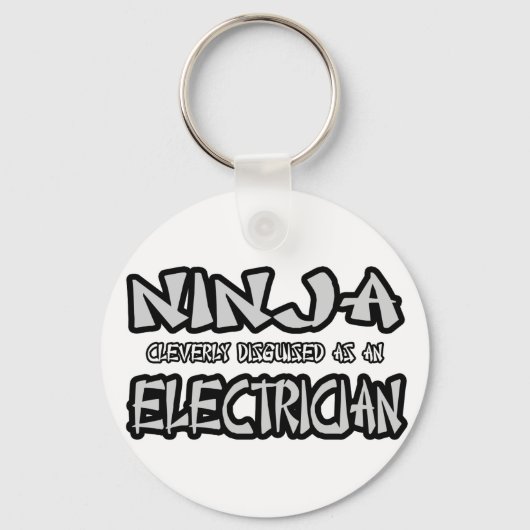 Ninja...elektricien Sleutelhanger (Voorkant)