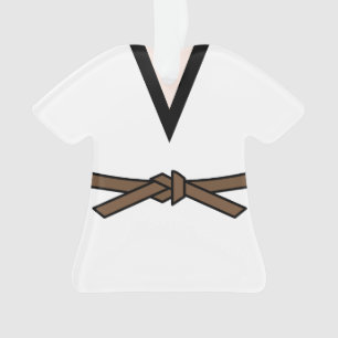 Ninja En Formation Ceinture Brown Personnalisée