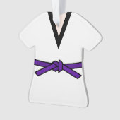Ninja En Formation Ceinture Violette Personnalisée (devant)