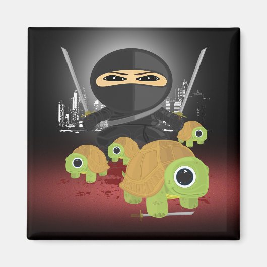 Ninja en Turtles Magneet (Voorkant)