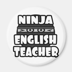 Ninja English Teacher Magneet