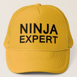 NINJA EXPERT preekt slogan trucker hat Trucker Pet