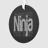 Ninja Extraordinaire Ornament (voorkant)