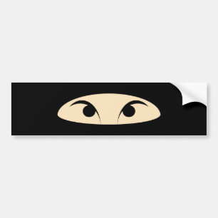 Ninja Face Bumpersticker