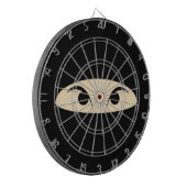 Ninja Face Dartbord (Voorkant Links)