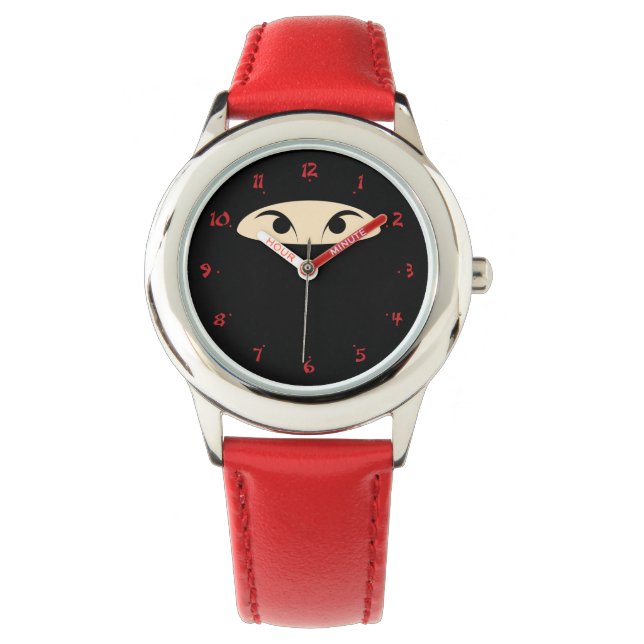 Ninja Face Horloge (Voorkant)