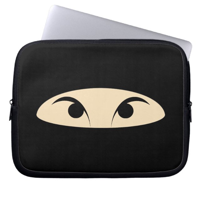 Ninja Face Laptop Sleeve (Voorkant)