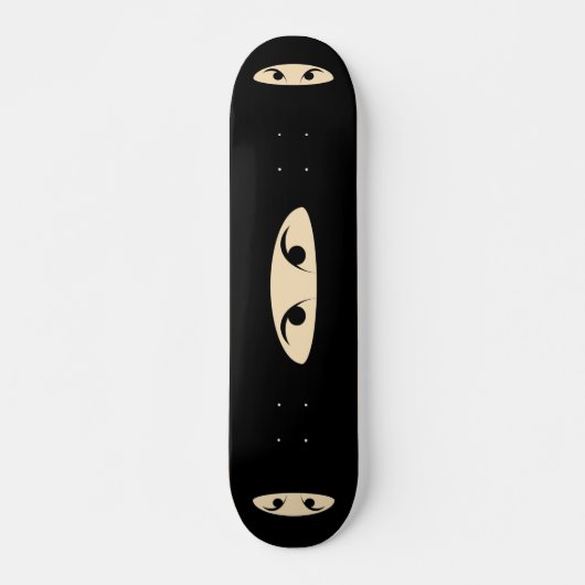 Ninja Face Skateboard (Voorkant)