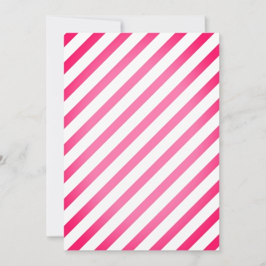 Ninja fille fête d'anniversaire Invitation (Dos)