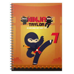 NINJA Film Ster Warrior Trapper Karate Kids Notitieboek