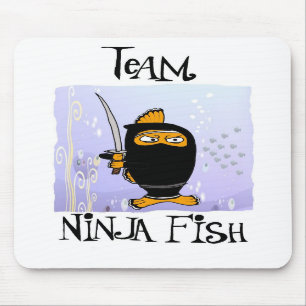 ninja fish mousepad muismat