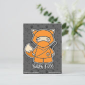 Ninja Fox ! Carte postale (Debout devant)