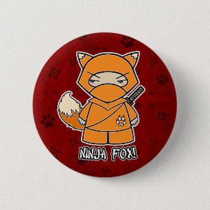 Ninja Fox! In rode Button