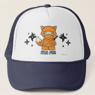 Ninja Fox! Met Pet van Shurikens