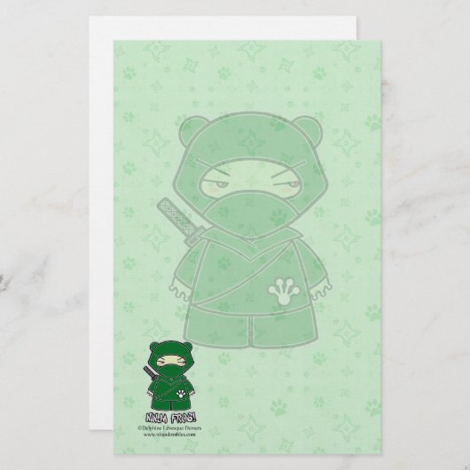 Ninja Frog. Papierwaren (Voorkant / Achterkant)