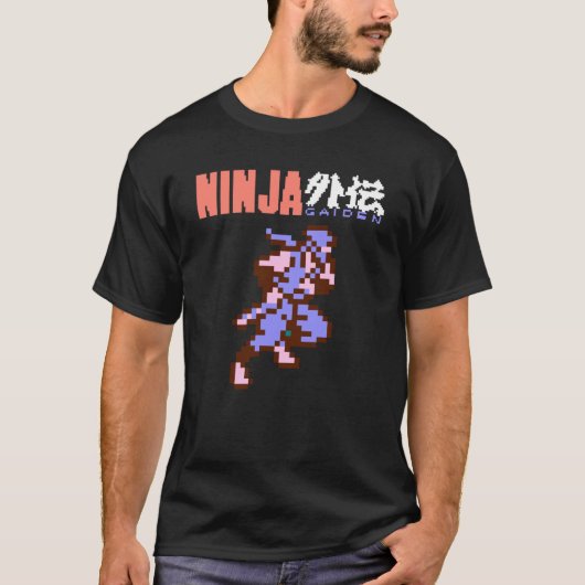 Ninja Gaidens Ryu met Logo Essential T-shirt (Voorkant)