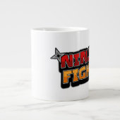 NINJA-GEVECHT EXTRA GROTE BEKER (Voorkant)