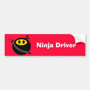 Ninja-gezicht Bumpersticker