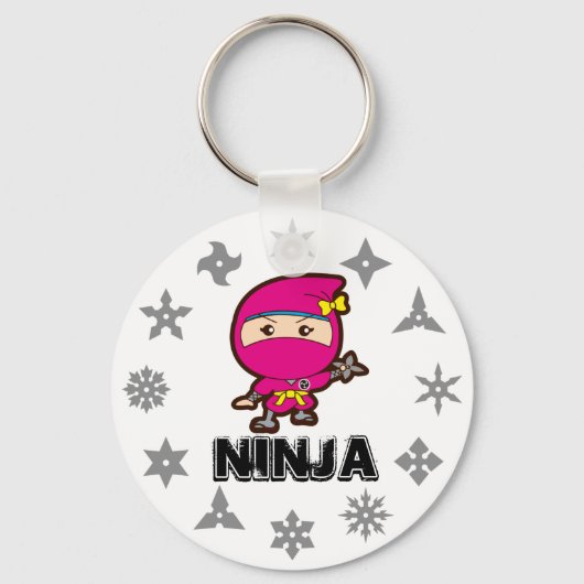 Ninja Girl Sleutelhanger (Voorkant)