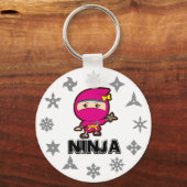 Ninja Girl Sleutelhanger (Voorkant)