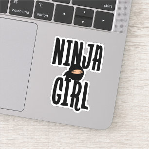 Ninja Girl Sticker