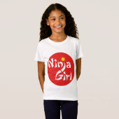 Ninja Girl T-shirt (Voorkant volledig)