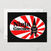 Ninja Gnome Briefkaart (Voorkant / Achterkant)