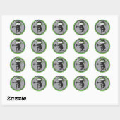 Ninja Green Belt Stickers (Vel)