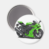 Ninja Green Bike Magneet (Voorkant / Achterkant)