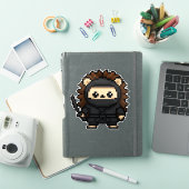Ninja Hedgehog 6x6 Sticker (iPad Cover)