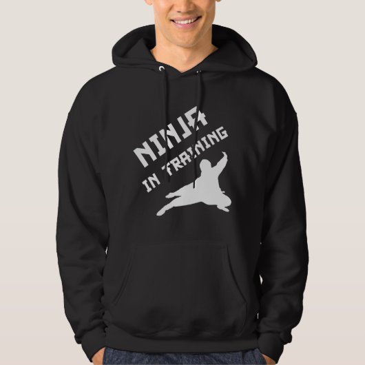 Ninja in opleiding hoodie (Voorkant)