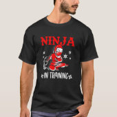 Ninja in opleiding voor shinobi - Kinderen Karate T-shirt (Voorkant)