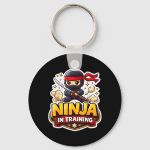 Ninja in training martial arts karate taekwondo sleutelhanger