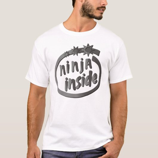 Ninja Inside. T-shirt (Voorkant)