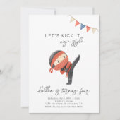 Ninja Invitation d'anniversaire | Ninja Party Invi (Devant)