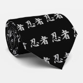 Ninja Kanji Stropdas (Opgerold)