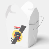 Ninja Karate Verjaardagsfeestje Custom Favor Box Bedankdoosjes (Geopend)