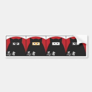 Ninja Kat Bumpersticker
