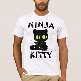 NINJA KAT grappige Cat t-shirts
