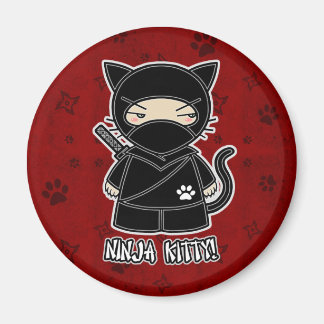 Ninja Kat! In rode magneet