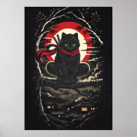 Ninja Kat, Japans Anime Dier Tattoo Kunst