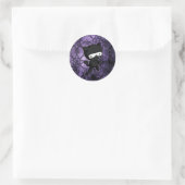 Ninja Kat Ronde Sticker (Tas)