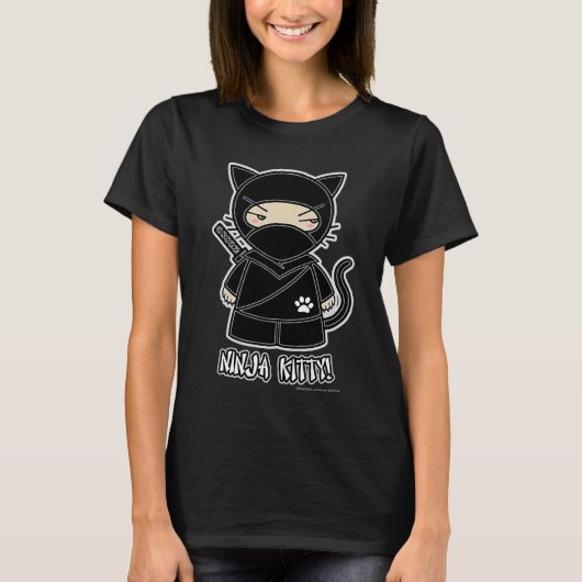 Ninja Kat! T-shirt (Voorkant)