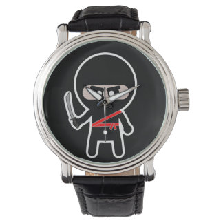 Ninja Kawaii Katana Horloge
