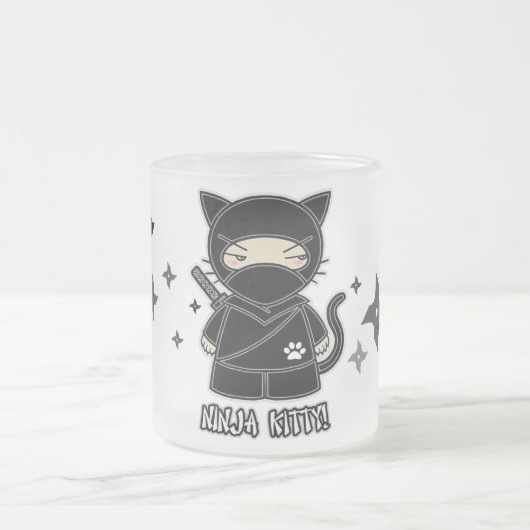 Ninja Kitty ! Avec la tasse de Shurikens (Centre)