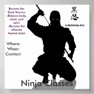 Ninja-klassen, waarin: Wanneer.. Poster