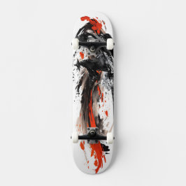 Ninja kracht en kracht skateboard