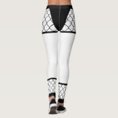 Ninja-Leggings - Fishnet Mesh Half Pants Leggings (Achterkant)