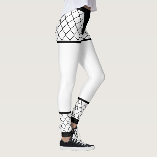 Ninja-Leggings - Fishnet Mesh Half Pants Leggings (Rechts)
